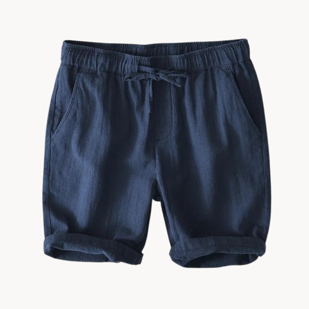 Laurino Cotton Linen Shorts