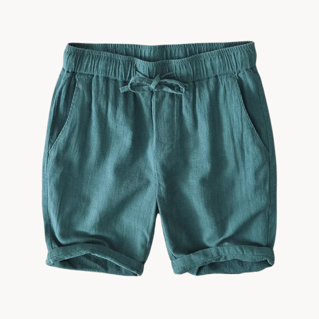 Laurino Cotton Linen Shorts