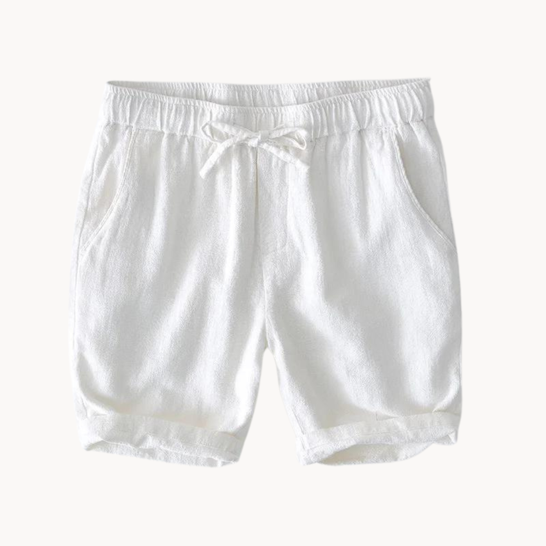 Laurino Cotton Linen Shorts