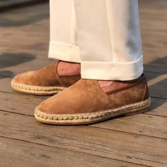 Valentia Tressed Suède Loafers