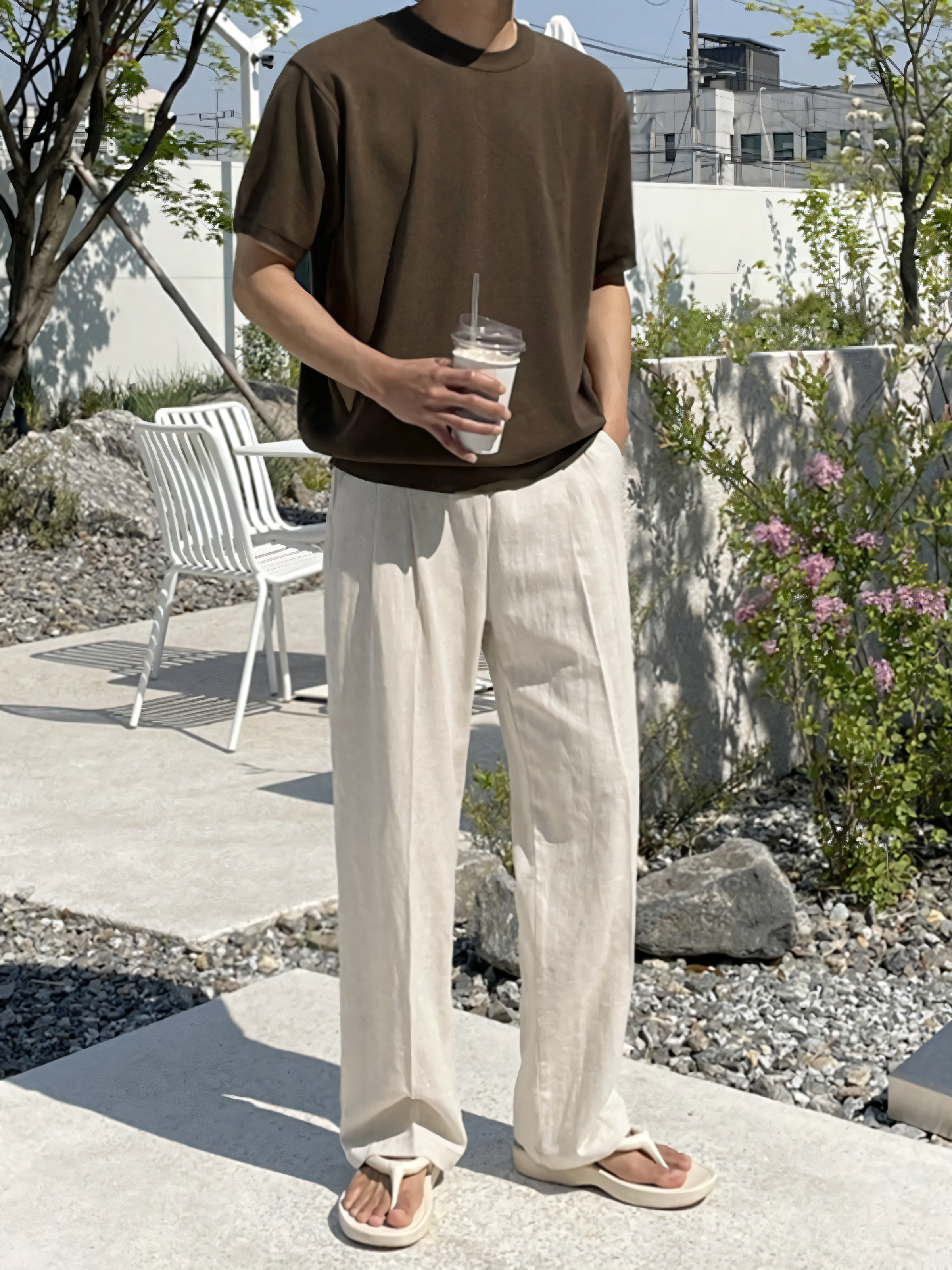 Casale Linen Oversized Pants